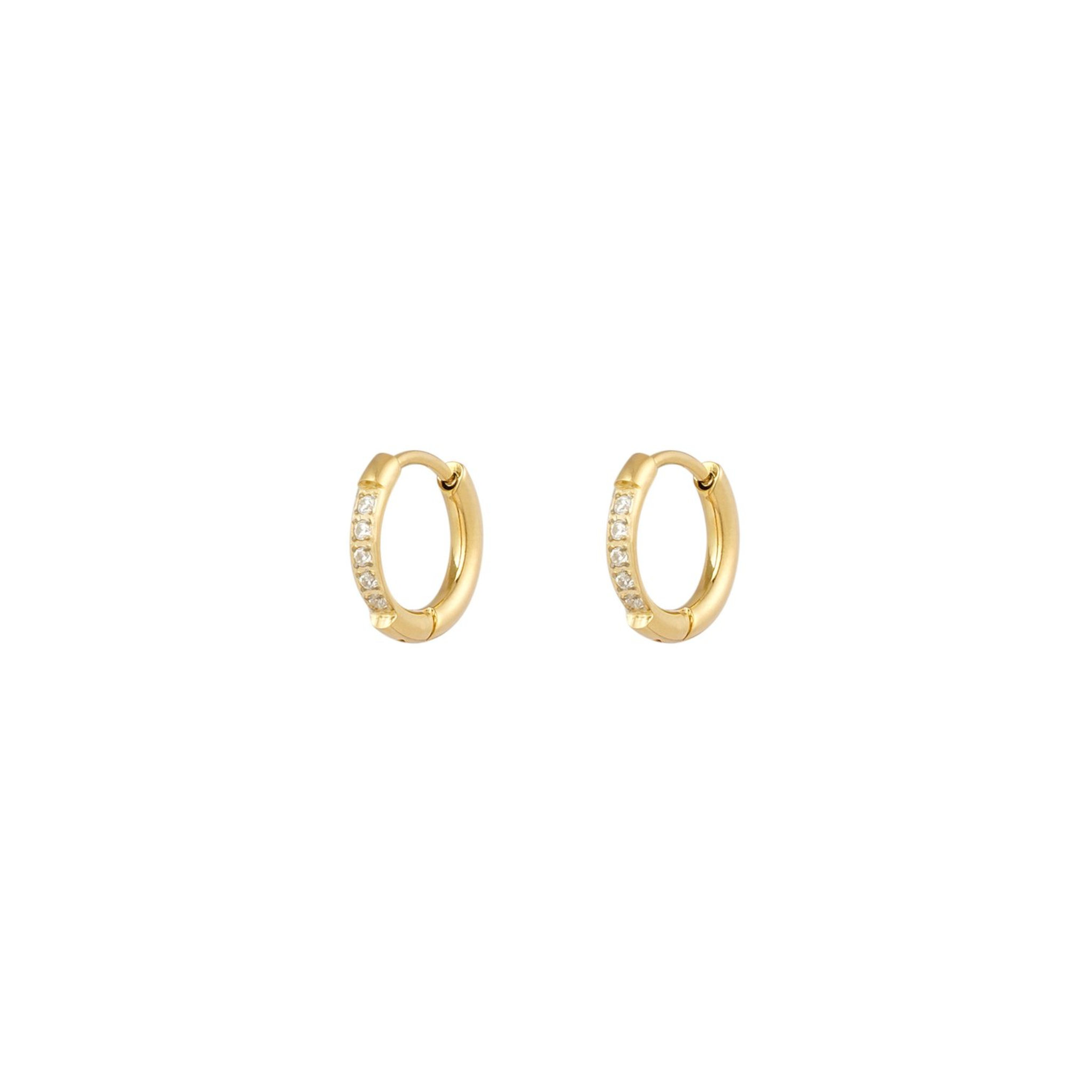 Oorbellen | Strass | Goud