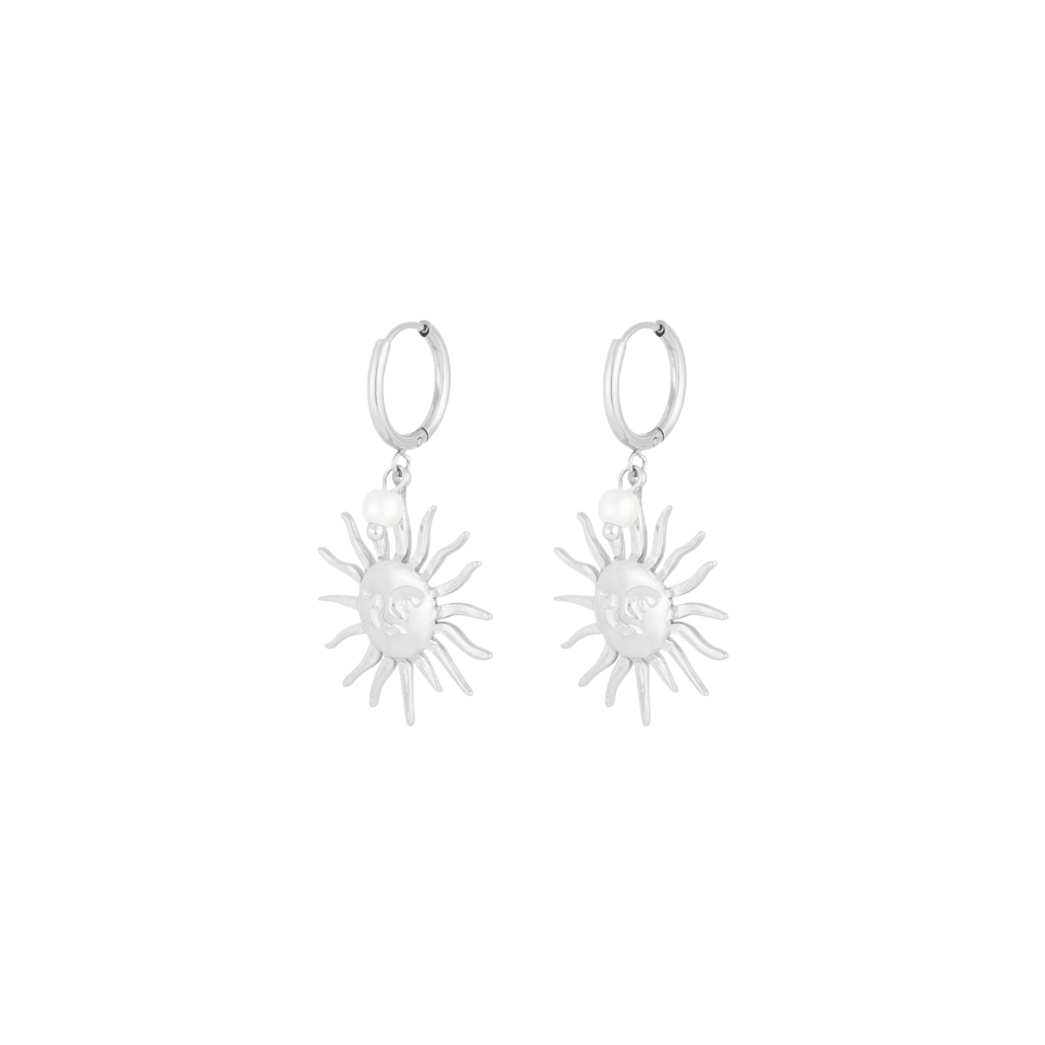 Oorbellen | Sunny side | Zilver