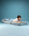 Kinder loungestoel & logeerbed | Peppermint Green