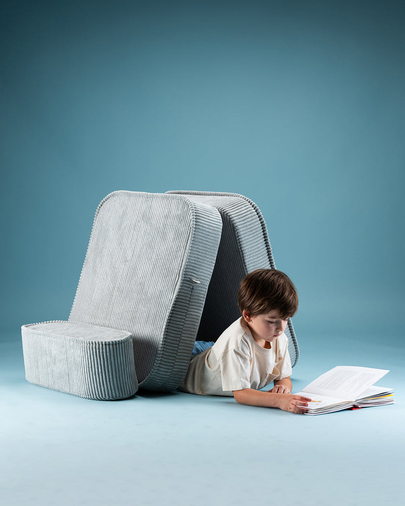 Kinder loungestoel & logeerbed | Peppermint Green