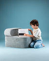 Kinder loungestoel & logeerbed | Peppermint Green