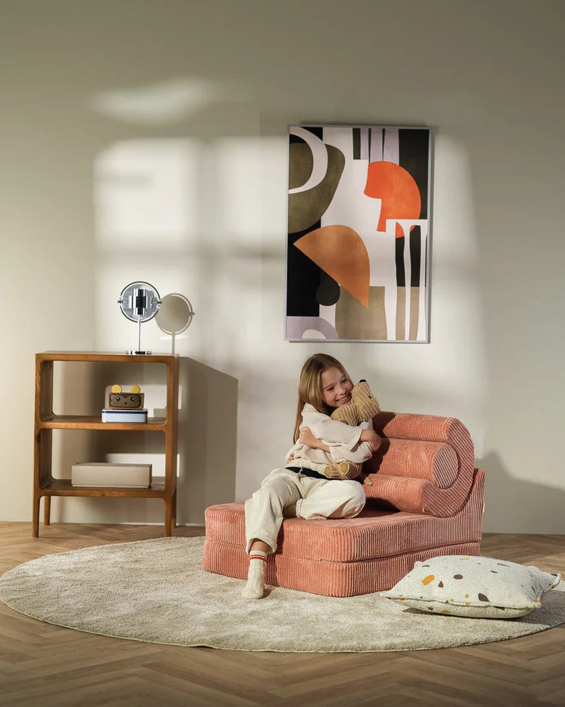 Kinder loungestoel | Flipster | Pink Mousse