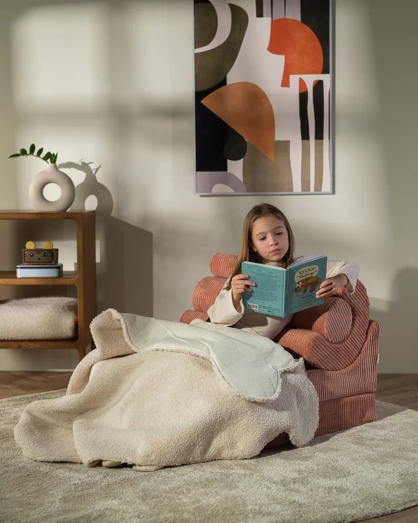 Kinder loungestoel | Flipster | Pink Mousse