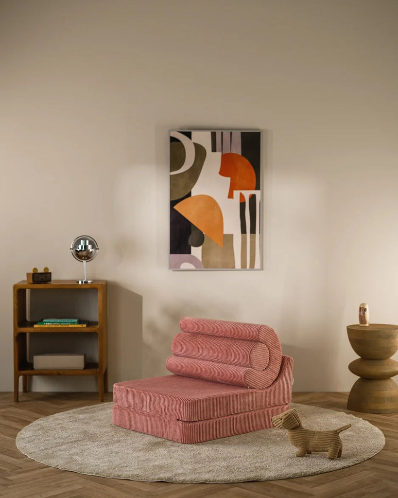 Kinder loungestoel | Flipster | Pink Mousse