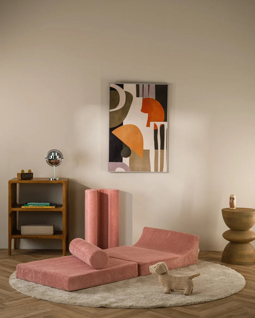 Kinder loungestoel | Flipster | Pink Mousse