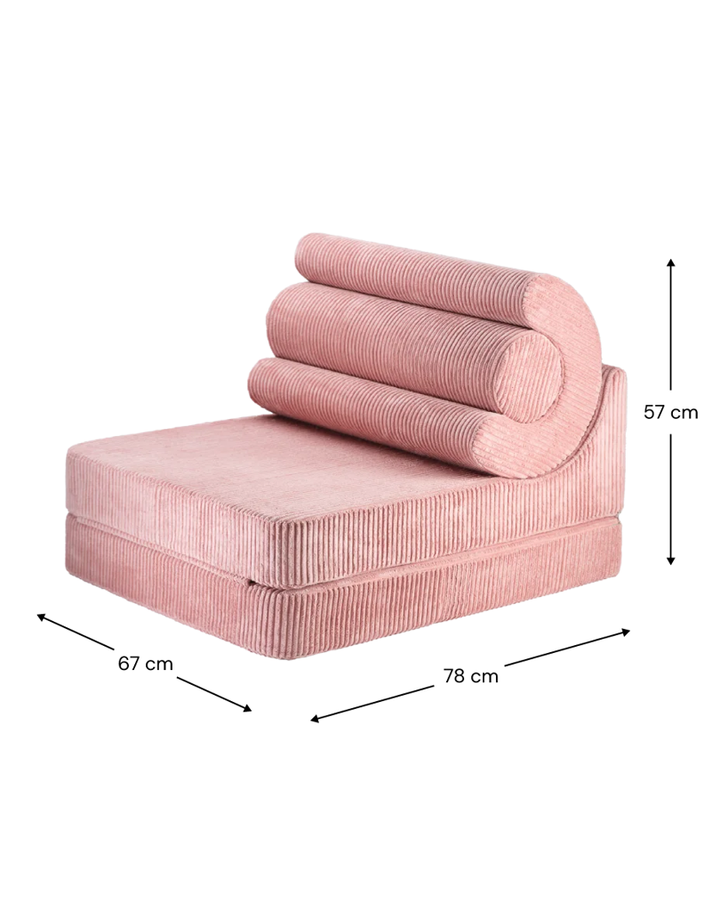 Kinder loungestoel | Flipster | Pink Mousse