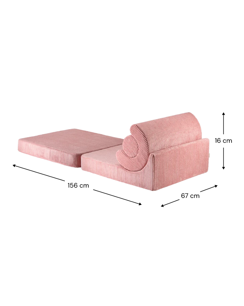 Kinder loungestoel | Flipster | Pink Mousse