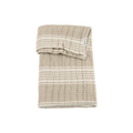 Wiegdeken | Pre-washed hydrofiel | Jacquard stripe | Sand