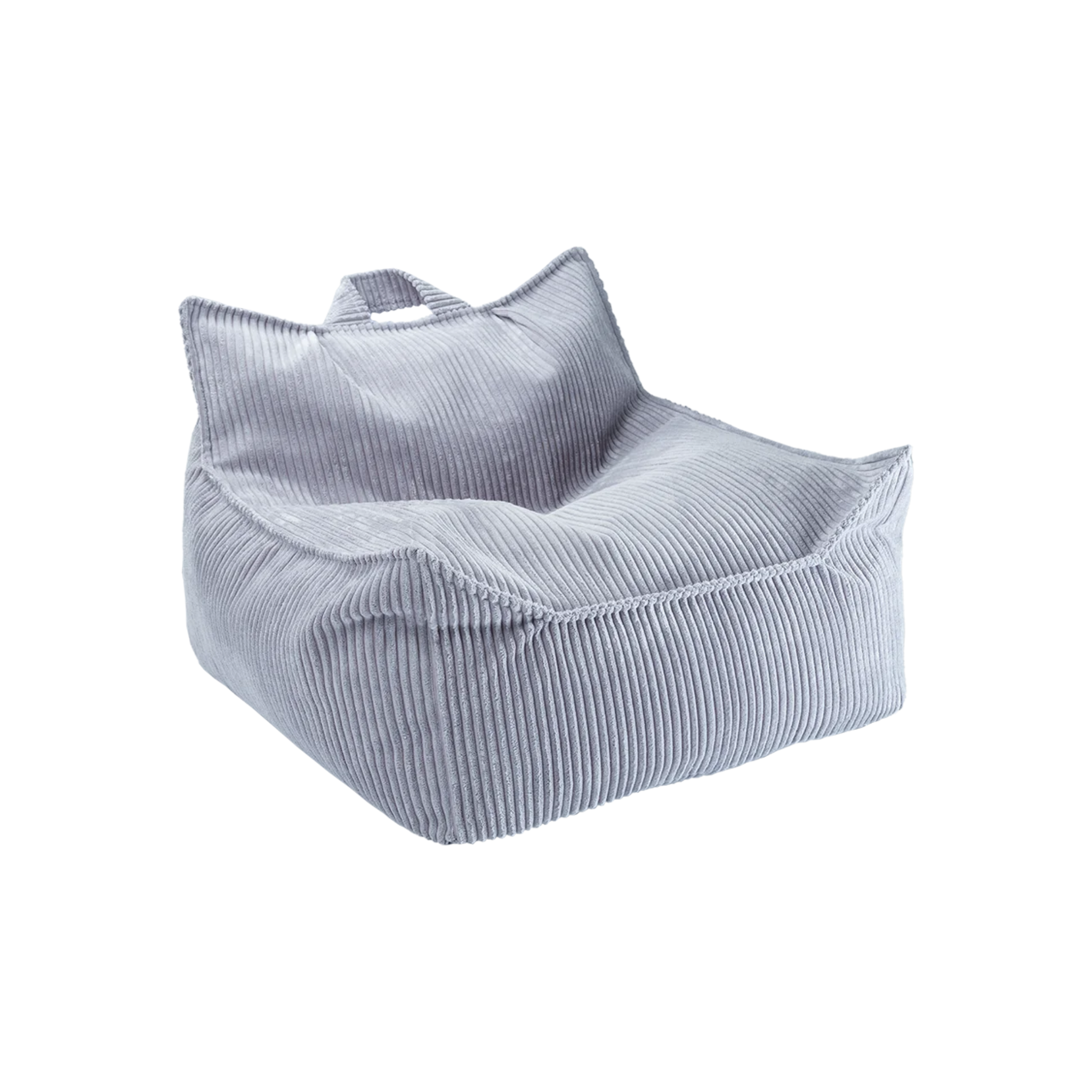 Ribstof kinder zitzak | Blueberry blue