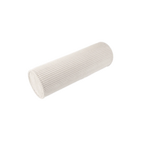 Ribstof rolkussen | Ø 18 x 55 cm | Marshmallow