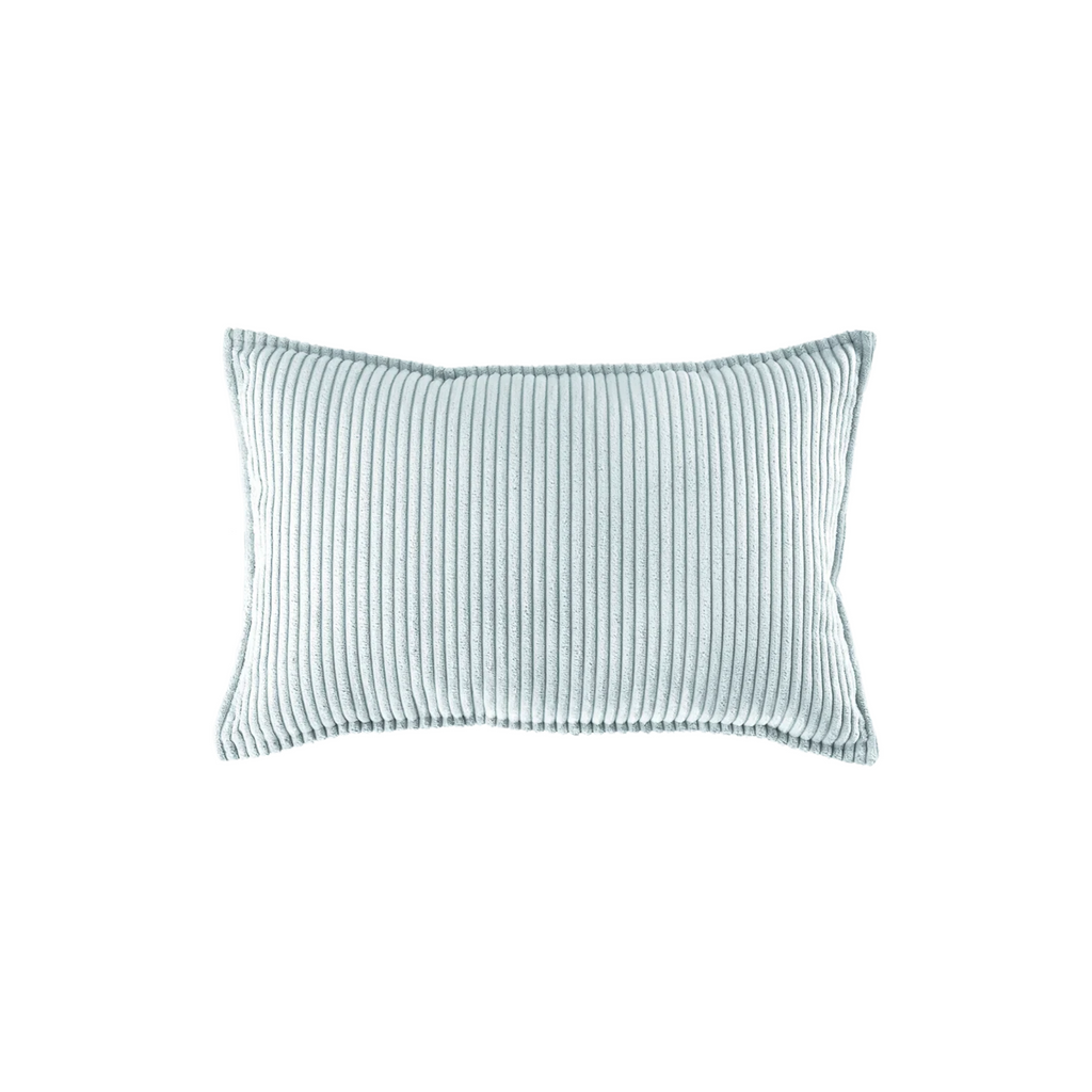 Ribstof sierkussen | 30 x 50 cm | Peppermint green