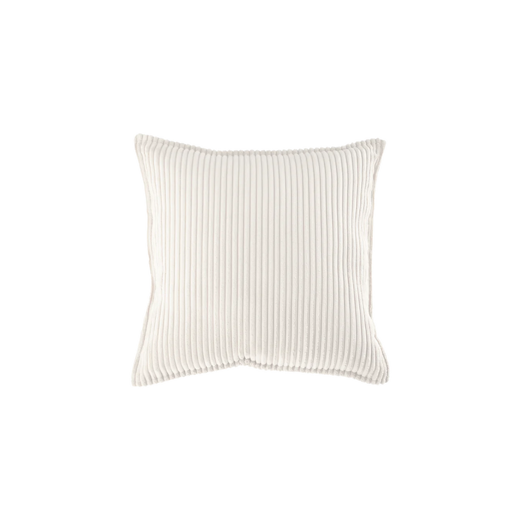 Ribstof sierkussen | 45 x 45 cm | Marshmallow