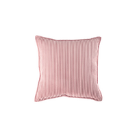 Ribstof sierkussen | 45 x 45 cm | Pink mousse