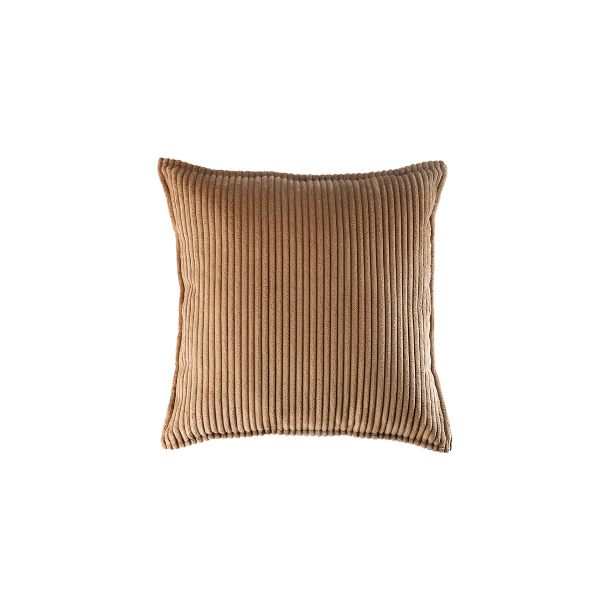 Ribstof sierkussen | 45 x 45 cm | Toffee