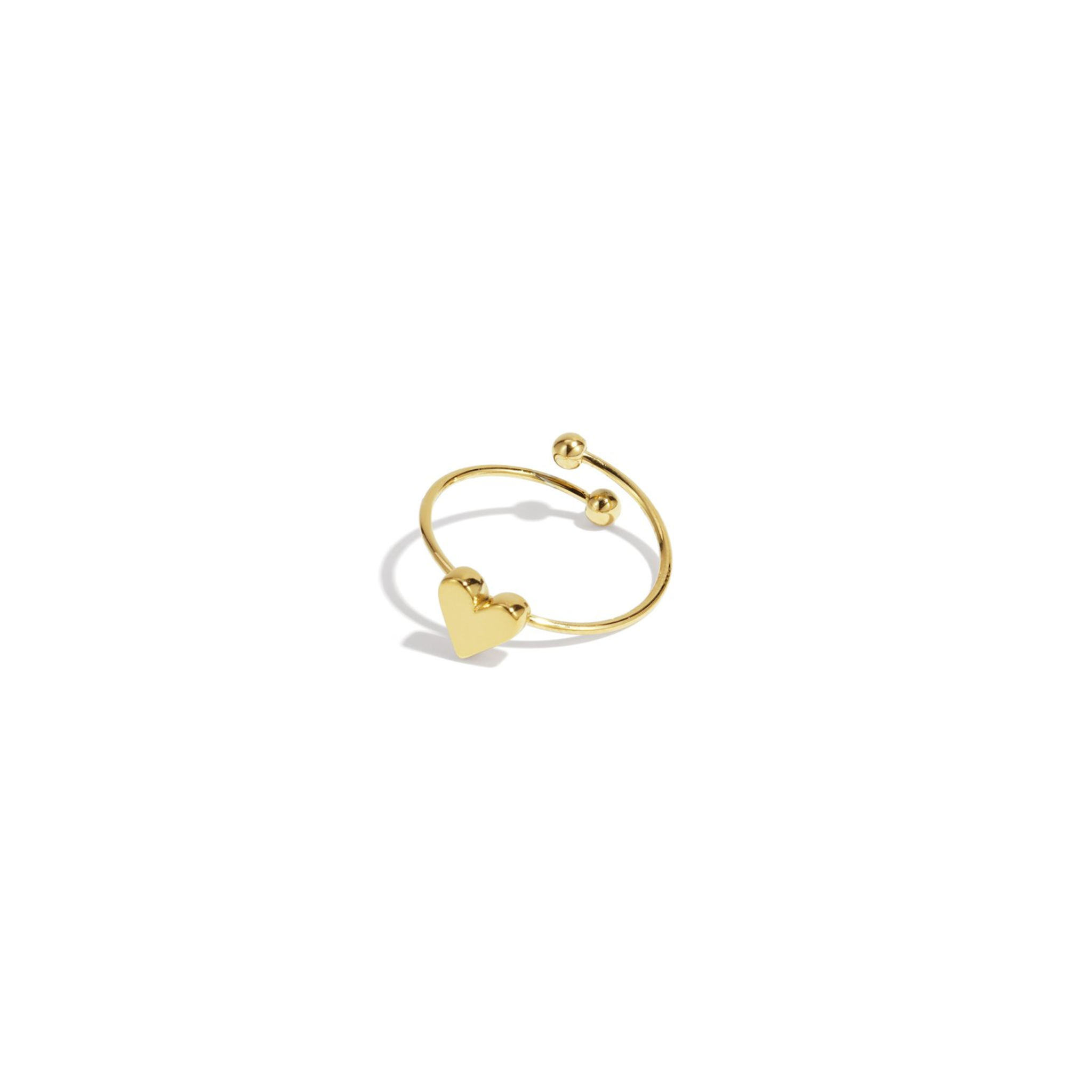 Ring | Little heart | Goud