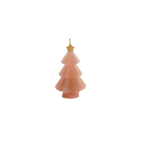 Kerstboomkaars met ster | H 9 cm | Cherry blossom