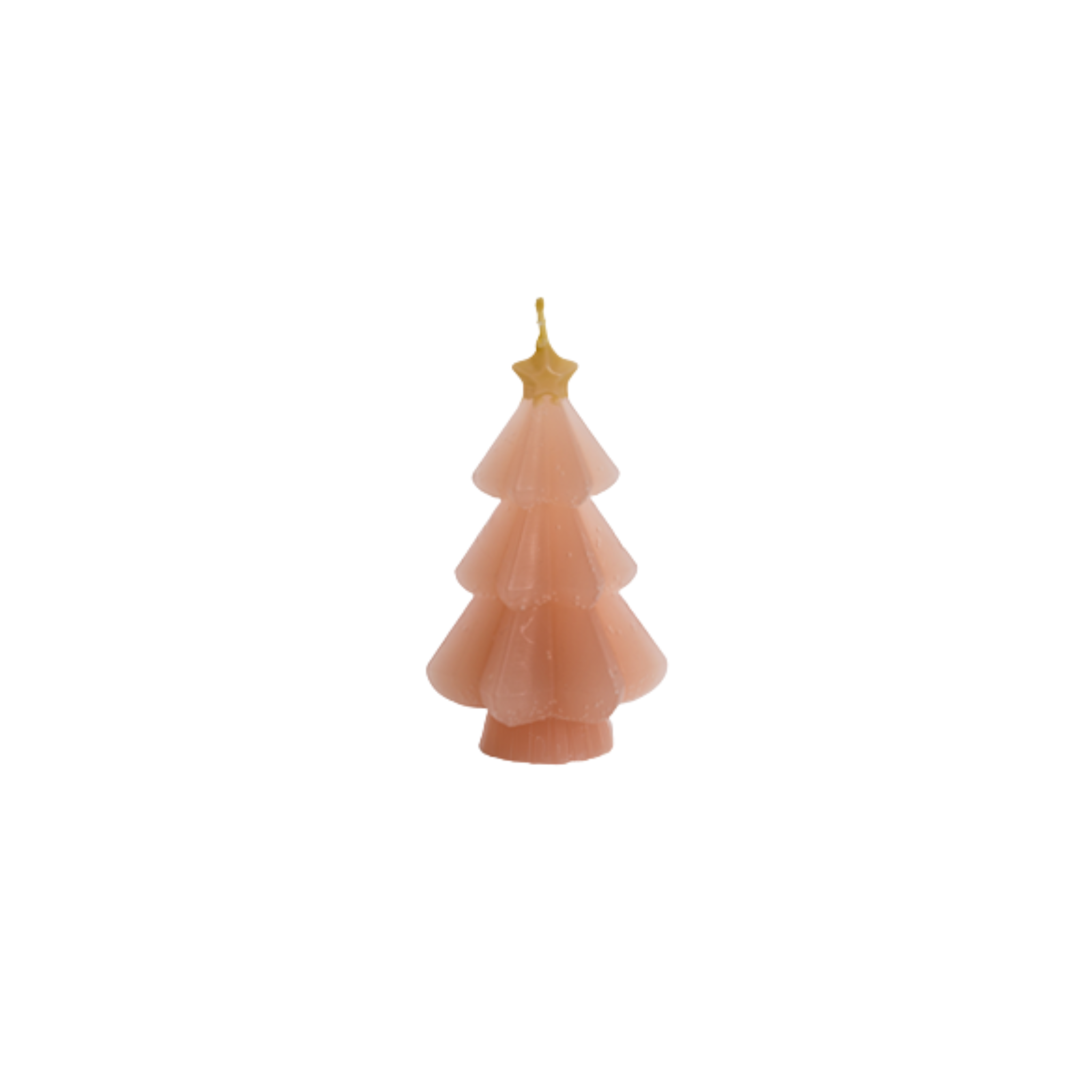 Kerstboomkaars met ster | H 9 cm | Cherry blossom