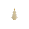 Kerstboomkaars met ster | H 9 cm | Cream