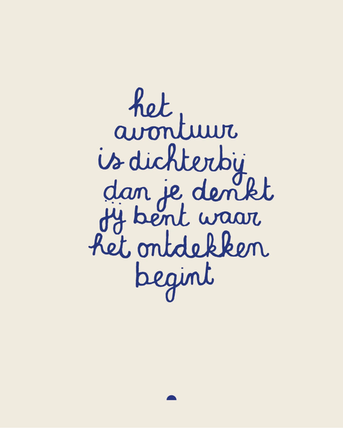 Enkele kaart met envelop | Avontuur