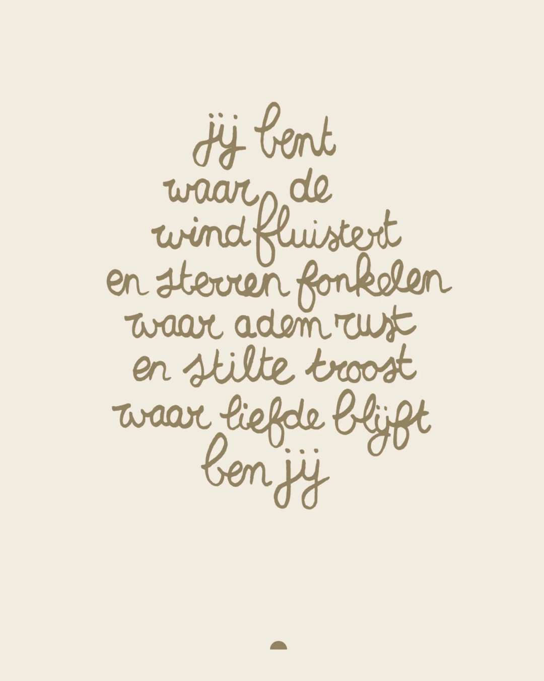 Enkele kaart met envelop | Waar de wind fluistert