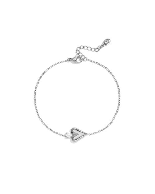 Armband | Sculpted heart | Goud & zilver