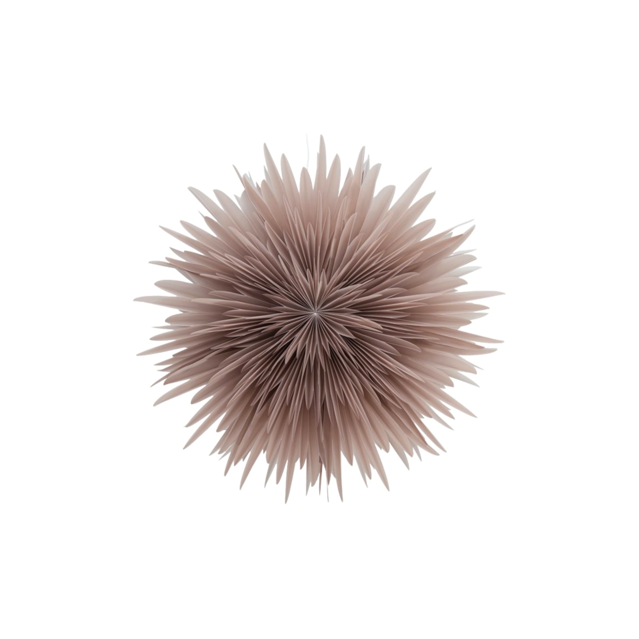 Papieren kerstster & sfeerlamp | Ø 60 cm | Dusky pink