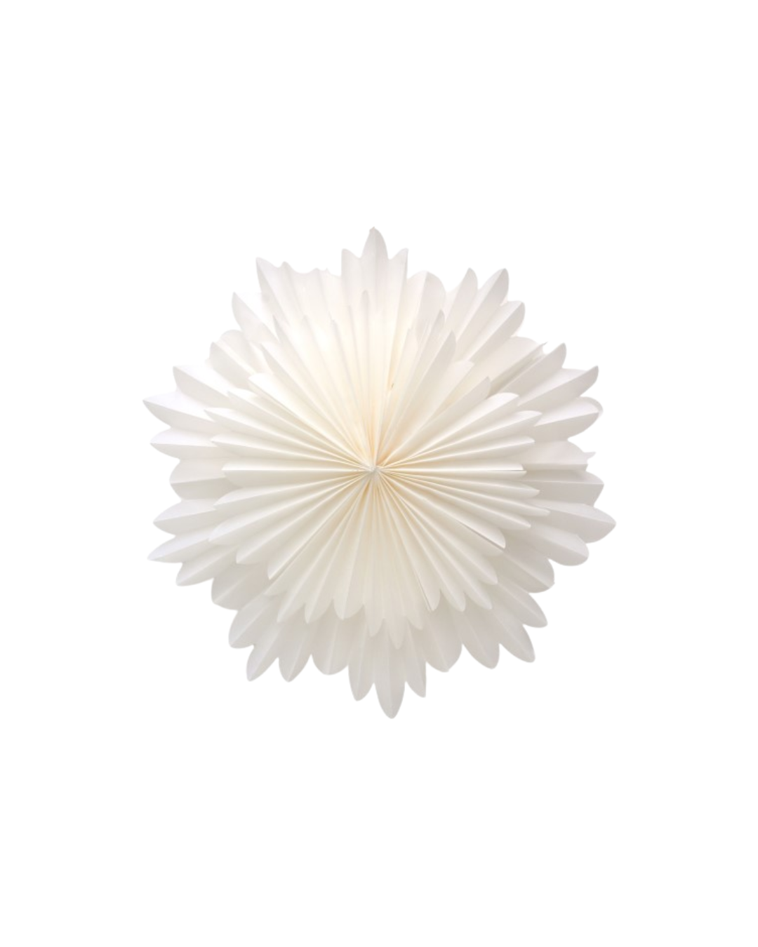 Pre-order | Papieren kerstster | 35 cm | Wit