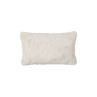 Sierkussen Zaya | Snow white | 30 x 50 cm