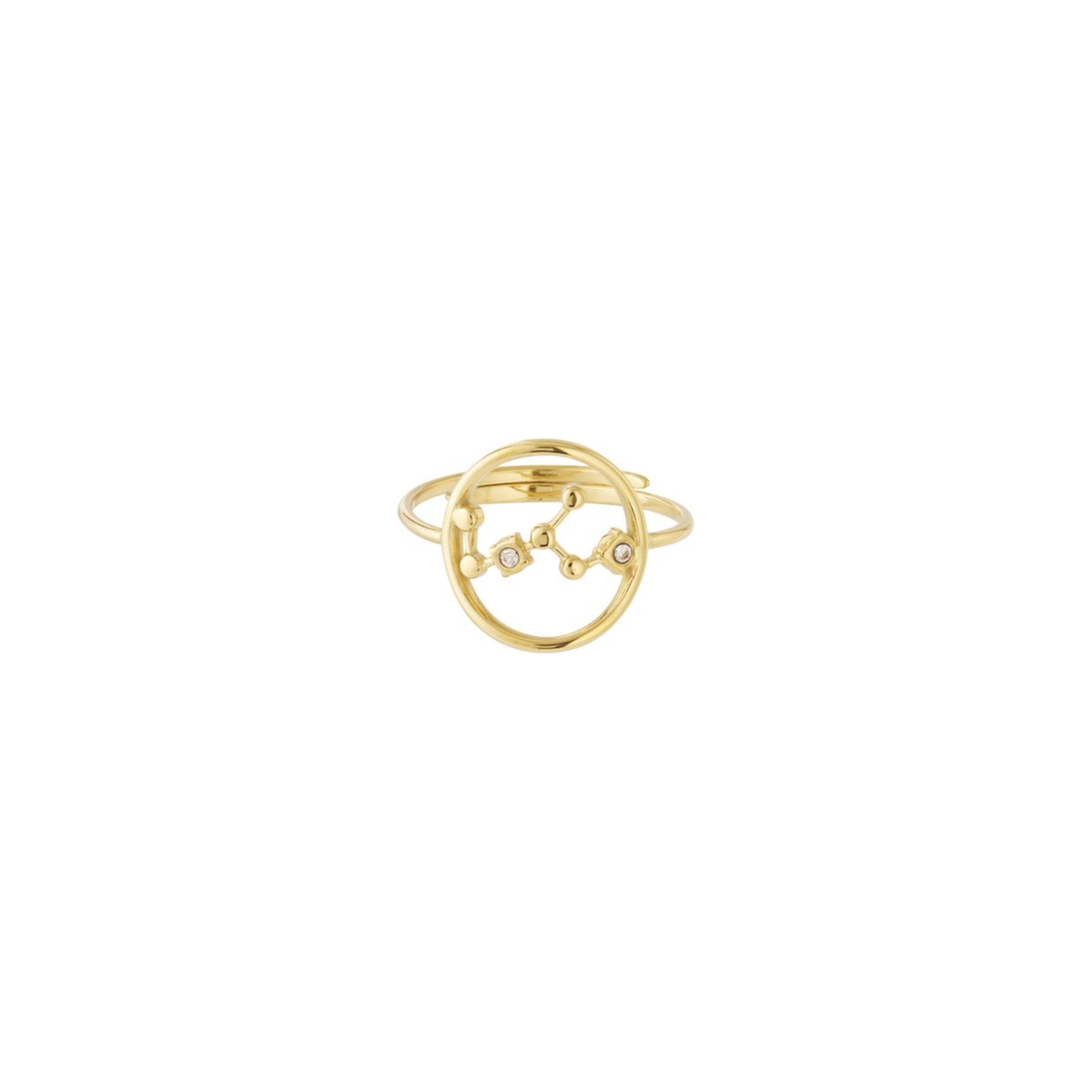 Sterrenbeeld ring | Maagd | Goud