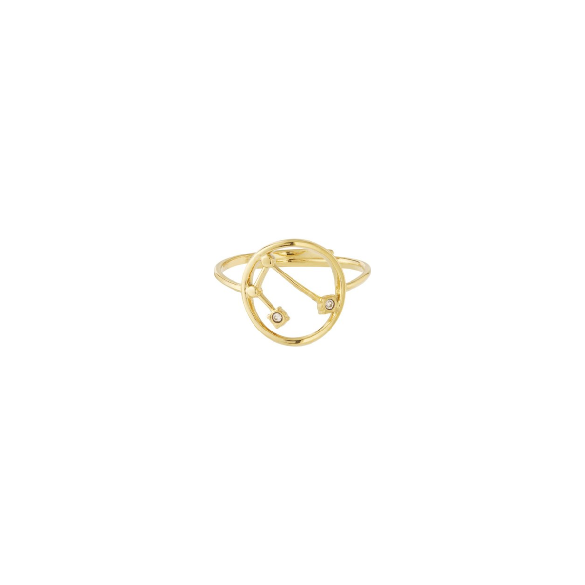 Sterrenbeeld ring | Ram | Goud