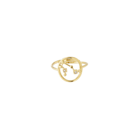 Sterrenbeeld ring | Tweelingen | Goud