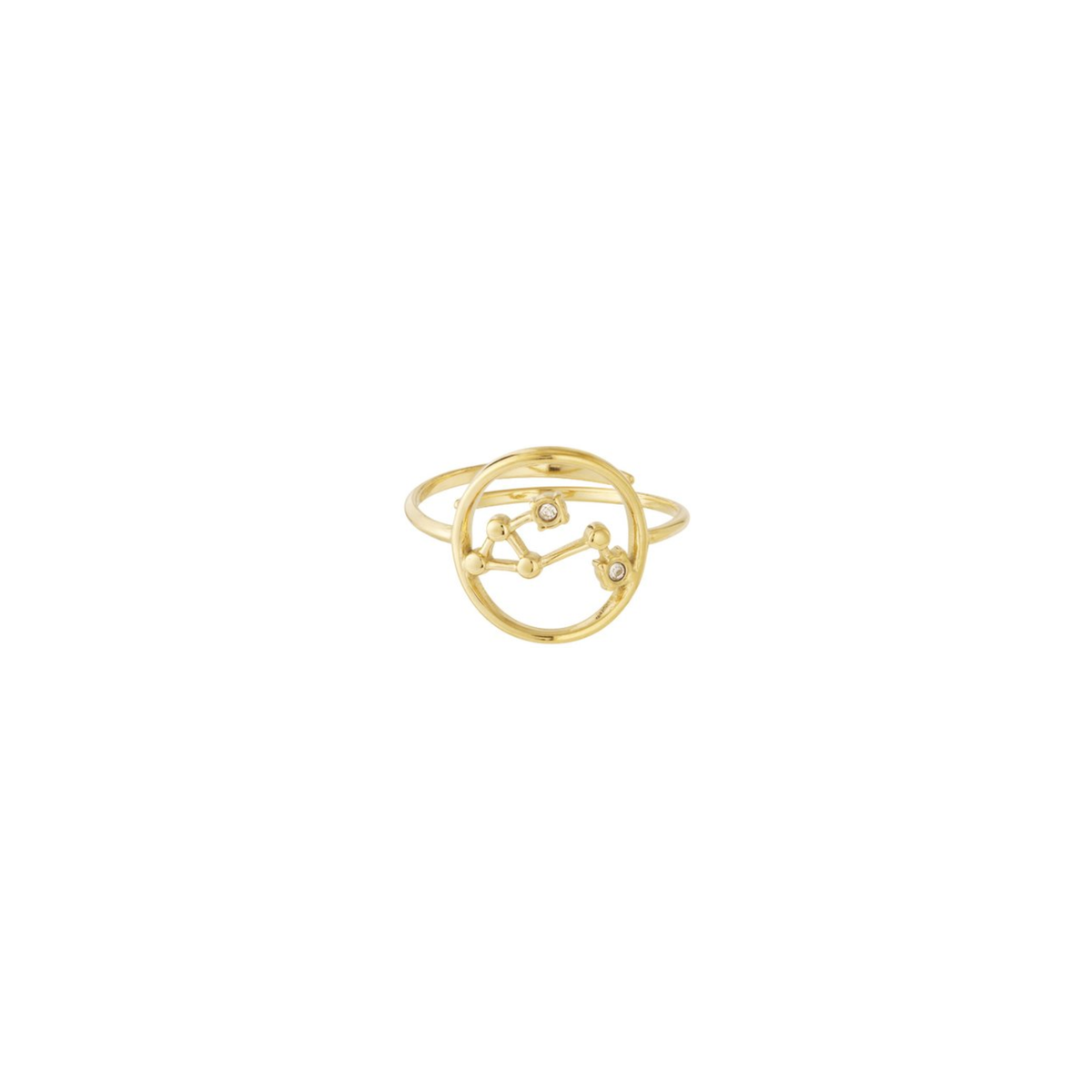 Sterrenbeeld ring | Weegschaal | Goud