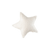 Productafbeelding van het Wigiwama stervormige sierkussen in cream witte teddystof – afmeting 40 x 40 cm, met polyester vulling.