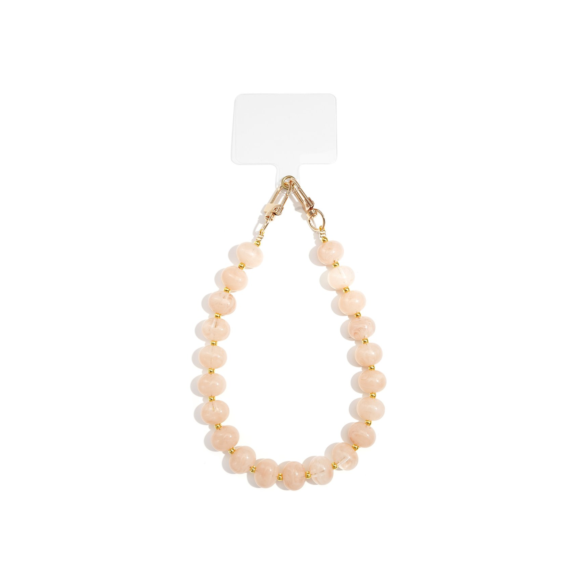 Telefoonkoord | Classy | Roze & goud