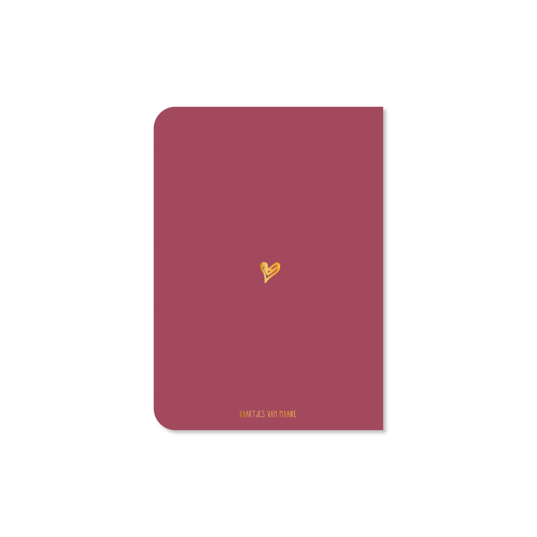 Dubbele kaart | This isn't a normal card | Goudfolie