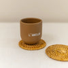 Rustik Lys | Kandelaar Blaker beige keramiek | Conceptstore Sisalla