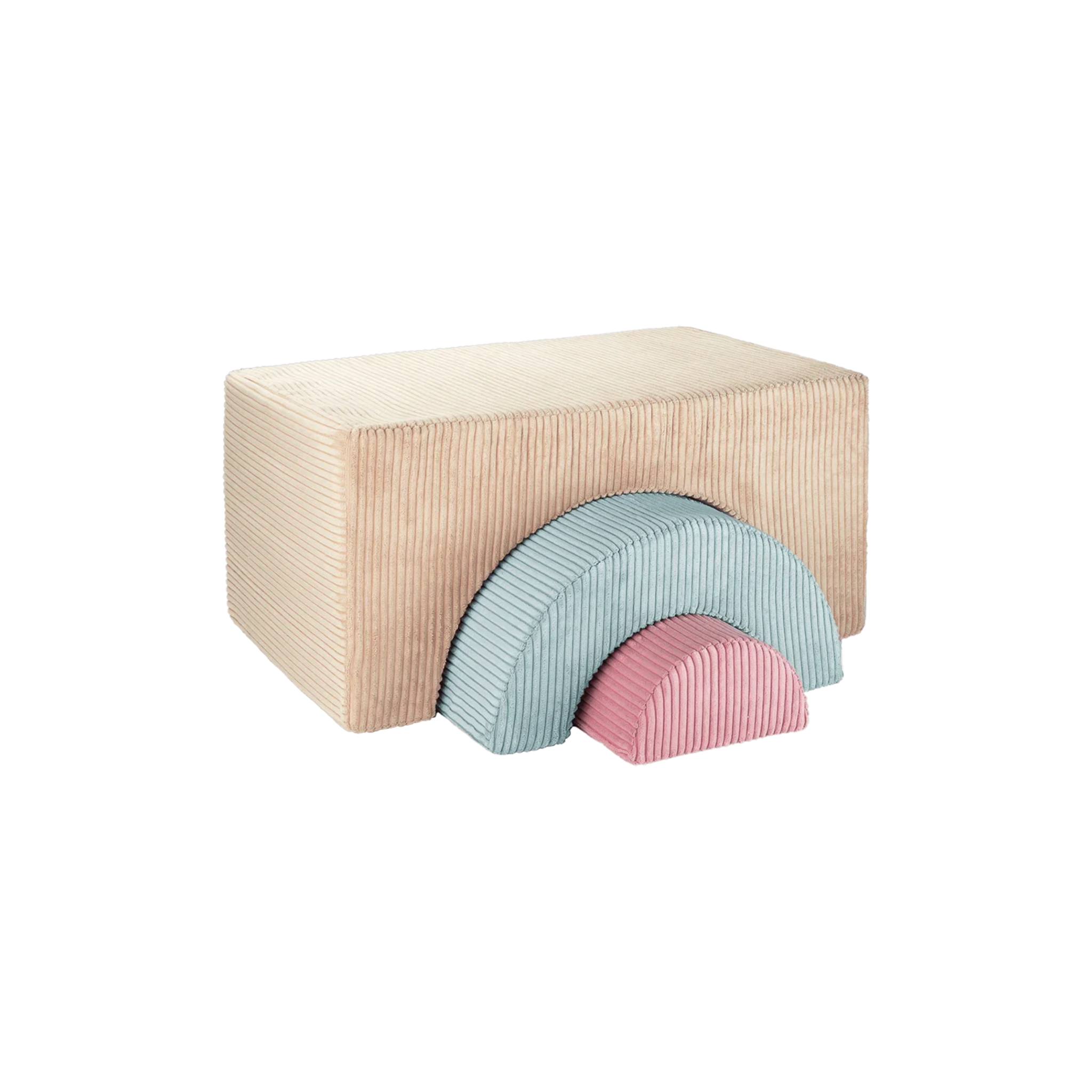 Speelset Rainbow | Brown sugar | Set van 3