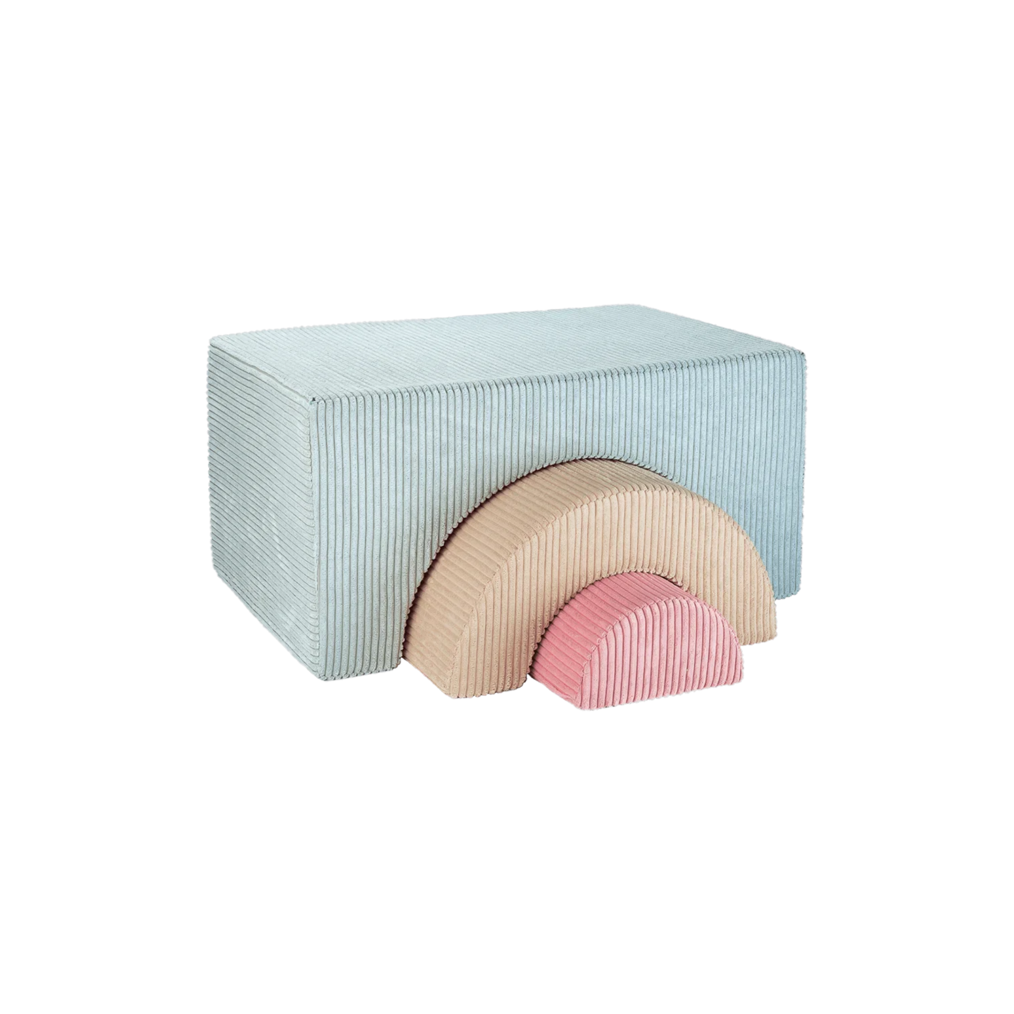 Speelset Rainbow | Peppermint green | Set van 3