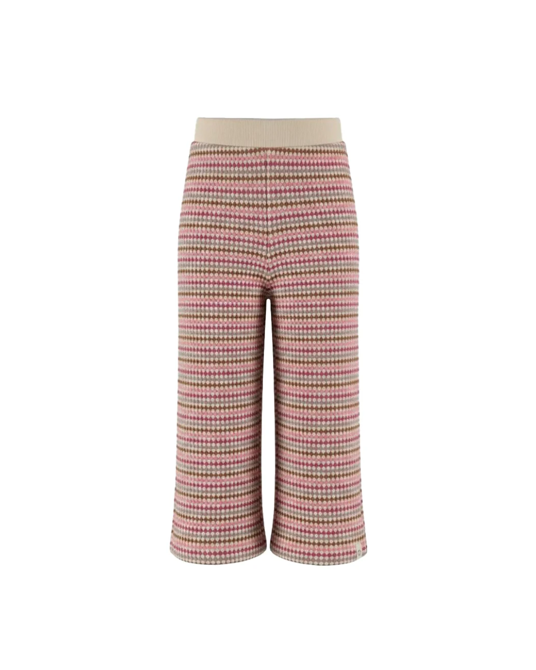 Meisjes broek | Bubble knit | Wide leg