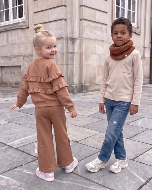 Meisjes sweater | Ruffle | Thrush