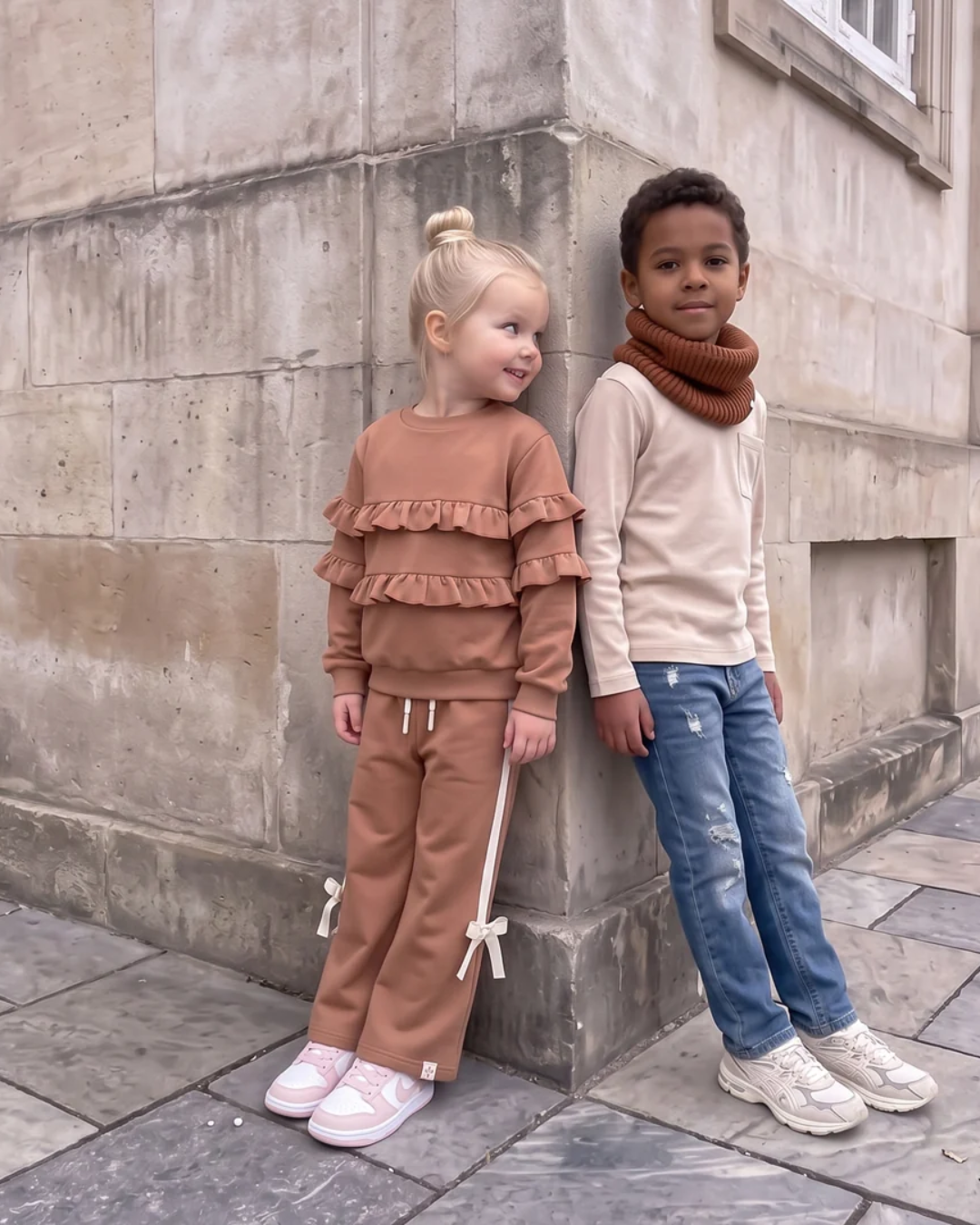 Meisjes sweater | Ruffle | Thrush