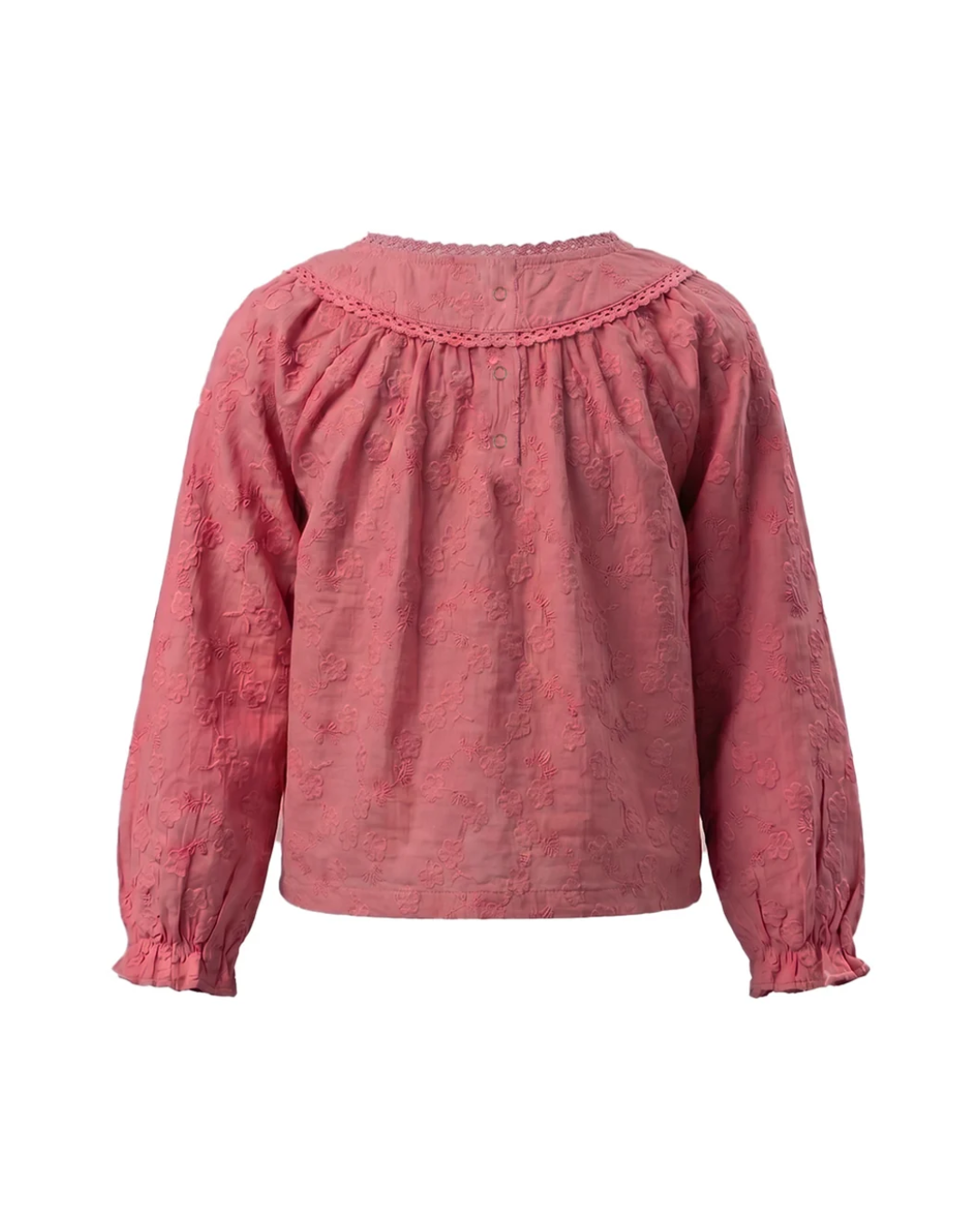 Meisjes blouse | Raglan | Rose wine