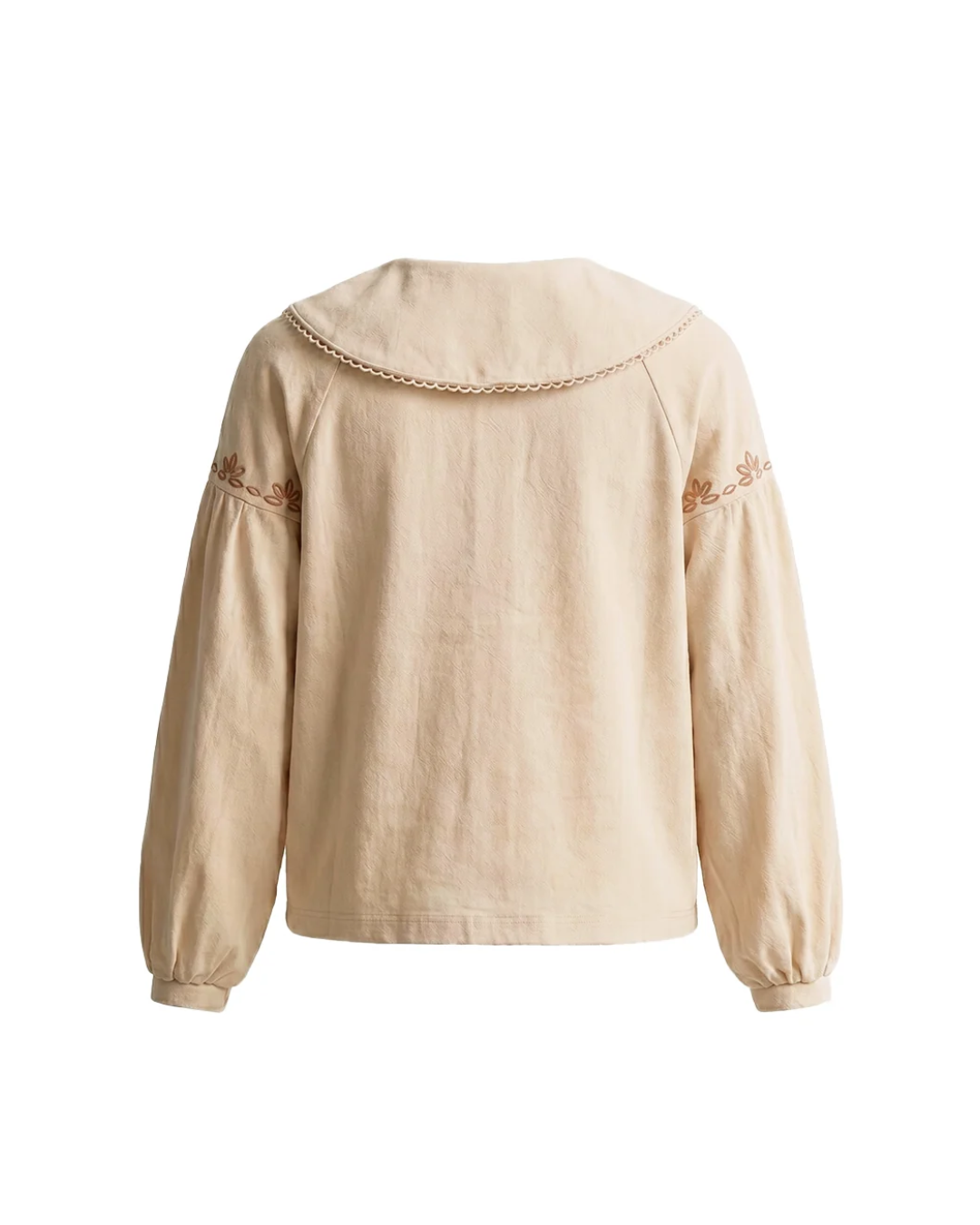 Pre-order | Meisjes blouse | Geweven katoen | White swan