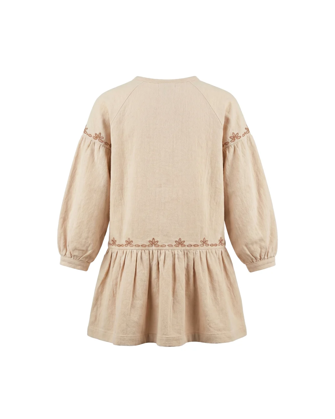 Pre-order | Meisjes jurk | Geweven katoen | White swan
