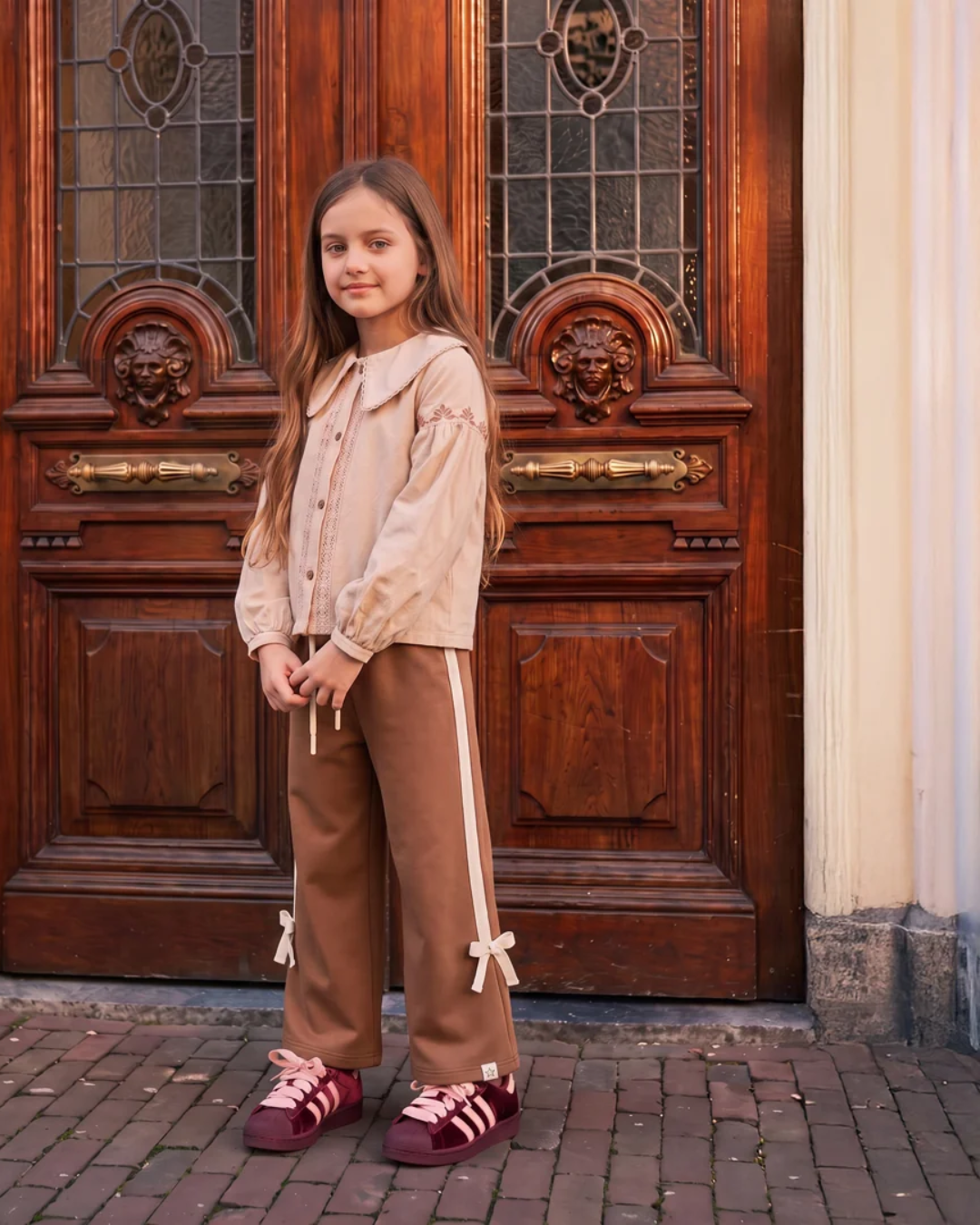 Meisjes joggingbroek | Wide leg | Thrush